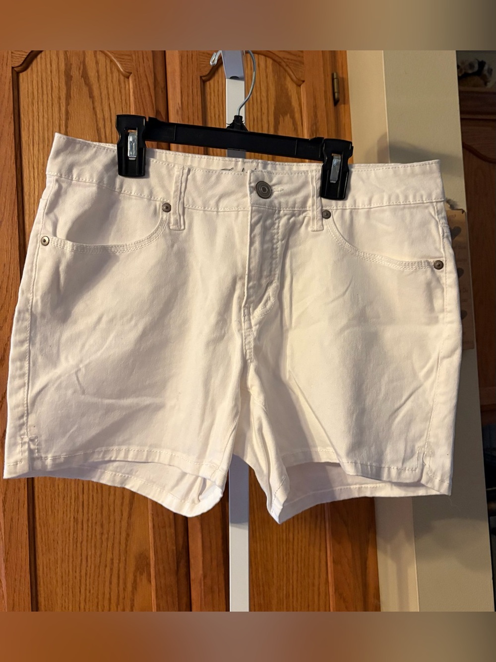 Faded Glory White Women's Denim Shorts